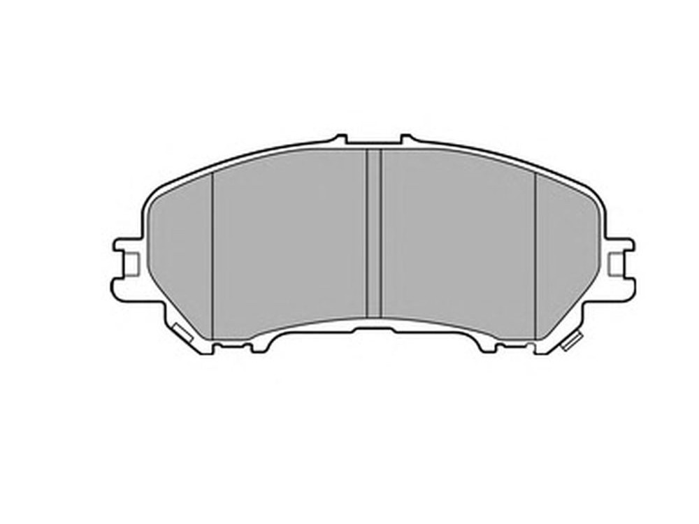 Комплект тормозных колодок, дисковый тормоз