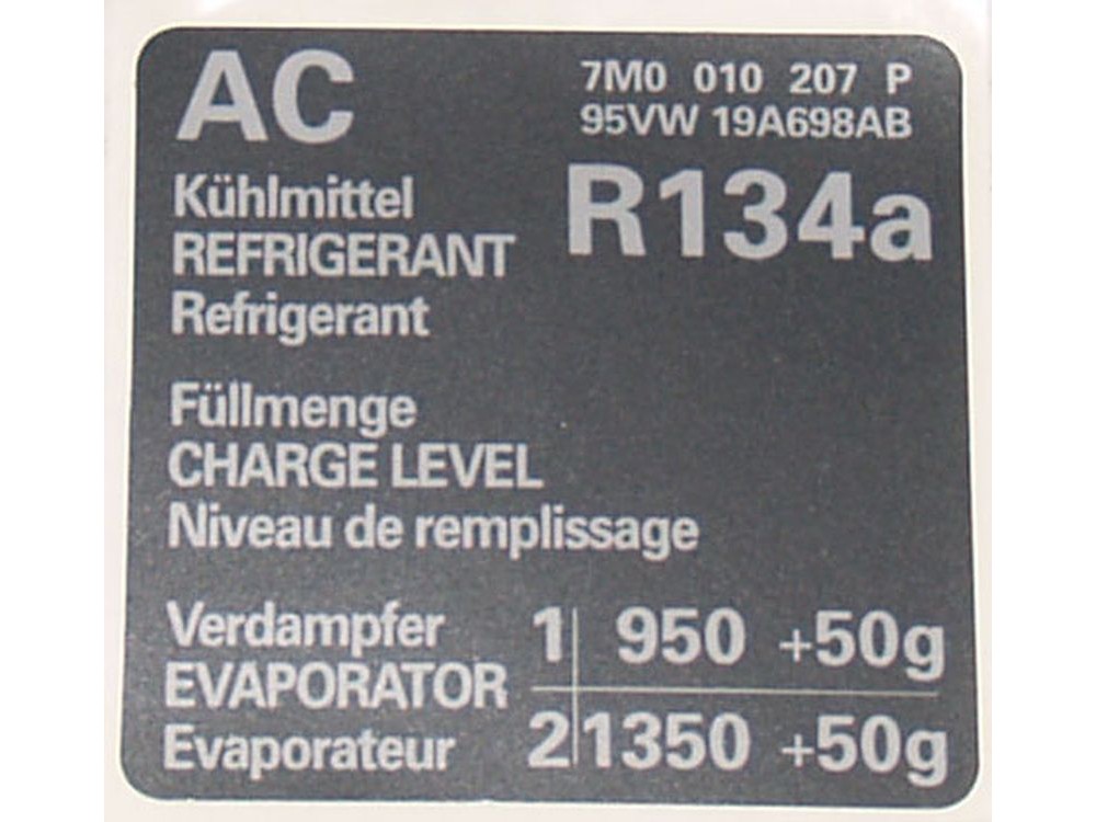 Табличка компресора кондиціонера