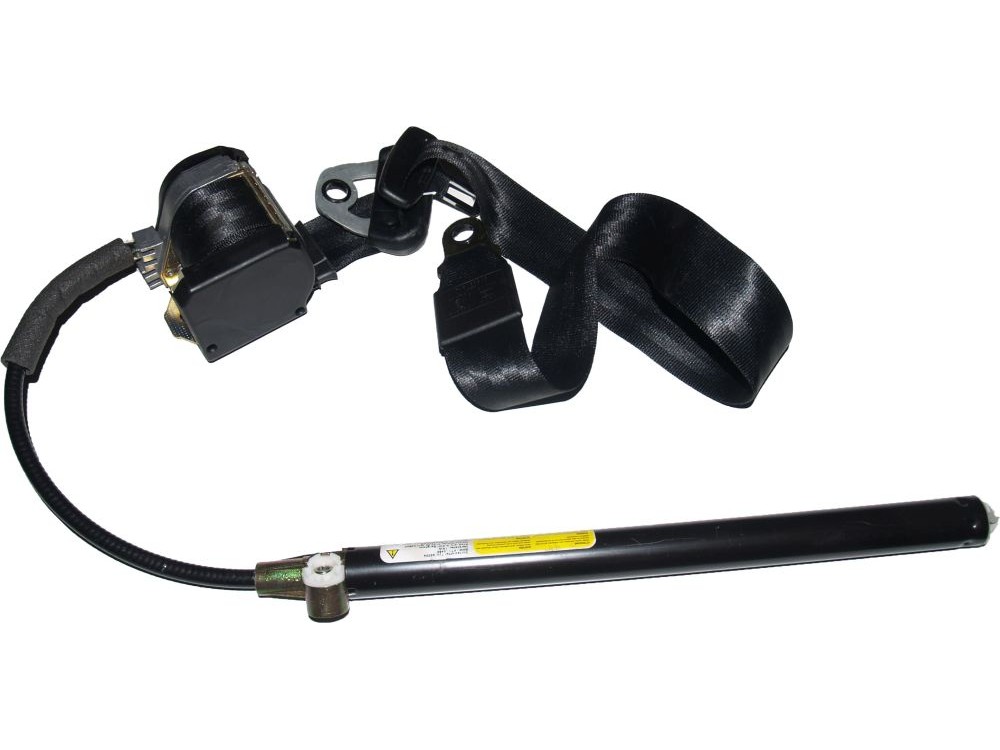 Трехточечный ремень безопасности с автомат катушкой и преднатяжителем. , "Чёрный satinschwarz"