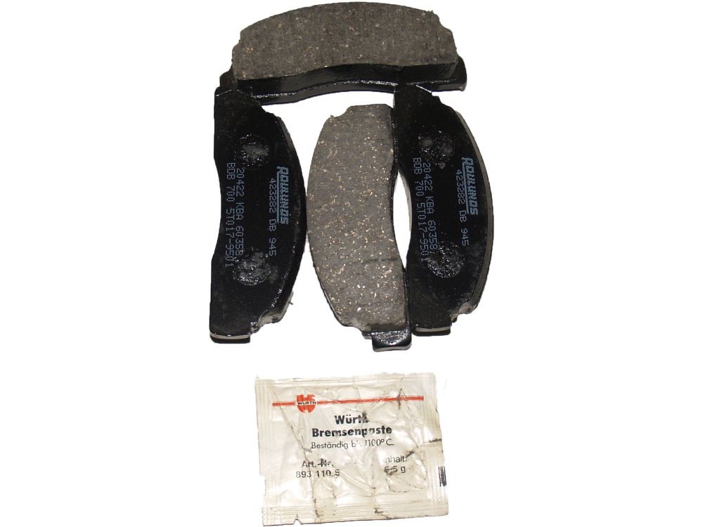 Комплект передніх тормозних колодок FORD Fiesta (74-84)